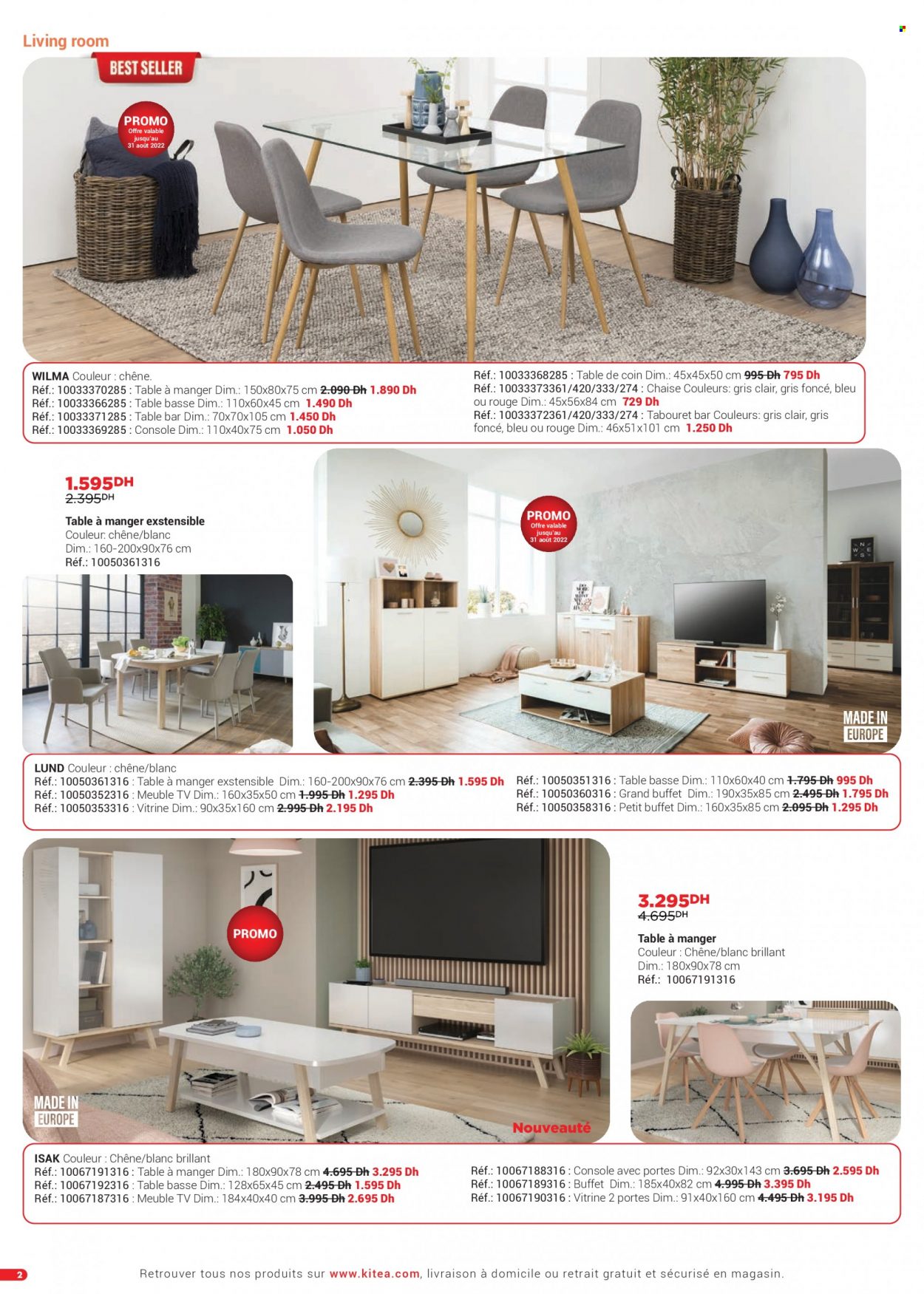 Catalogue KITEA - 16/06/2022 - 31/08/2022. Page 2.