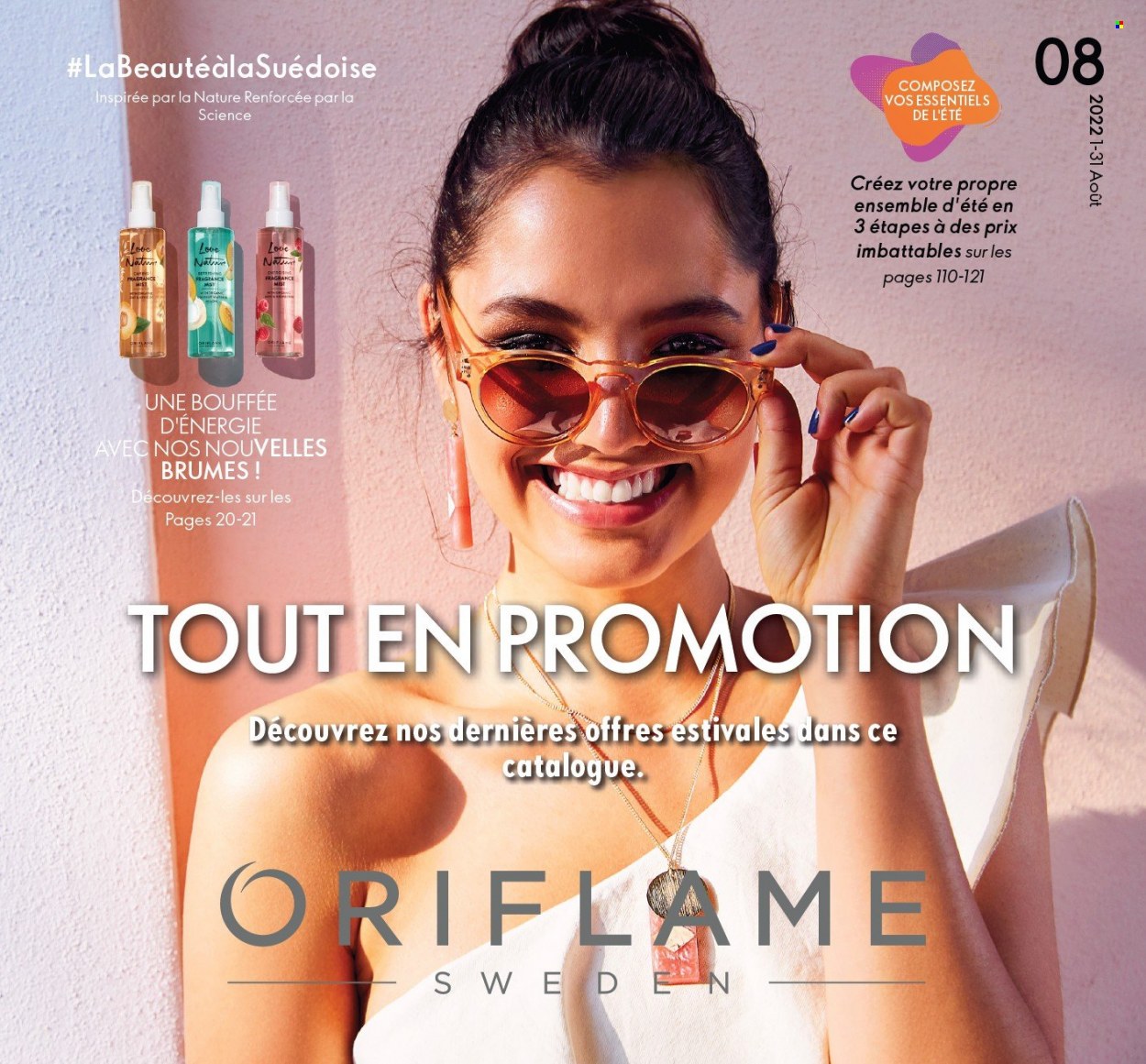 Catalogue Oriflame - 01/08/2022 - 31/08/2022. Page 1.
