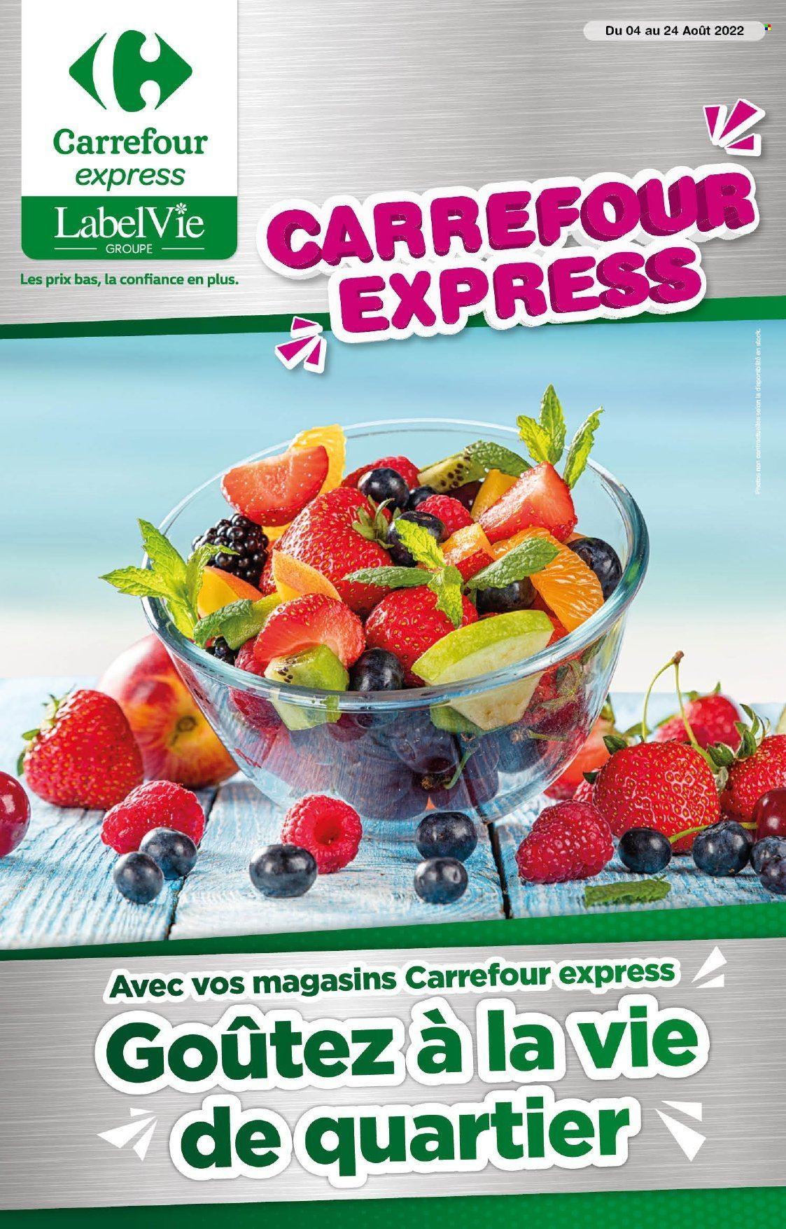 Catalogue Carrefour Express - 04/08/2022 - 24/08/2022. Page 1.