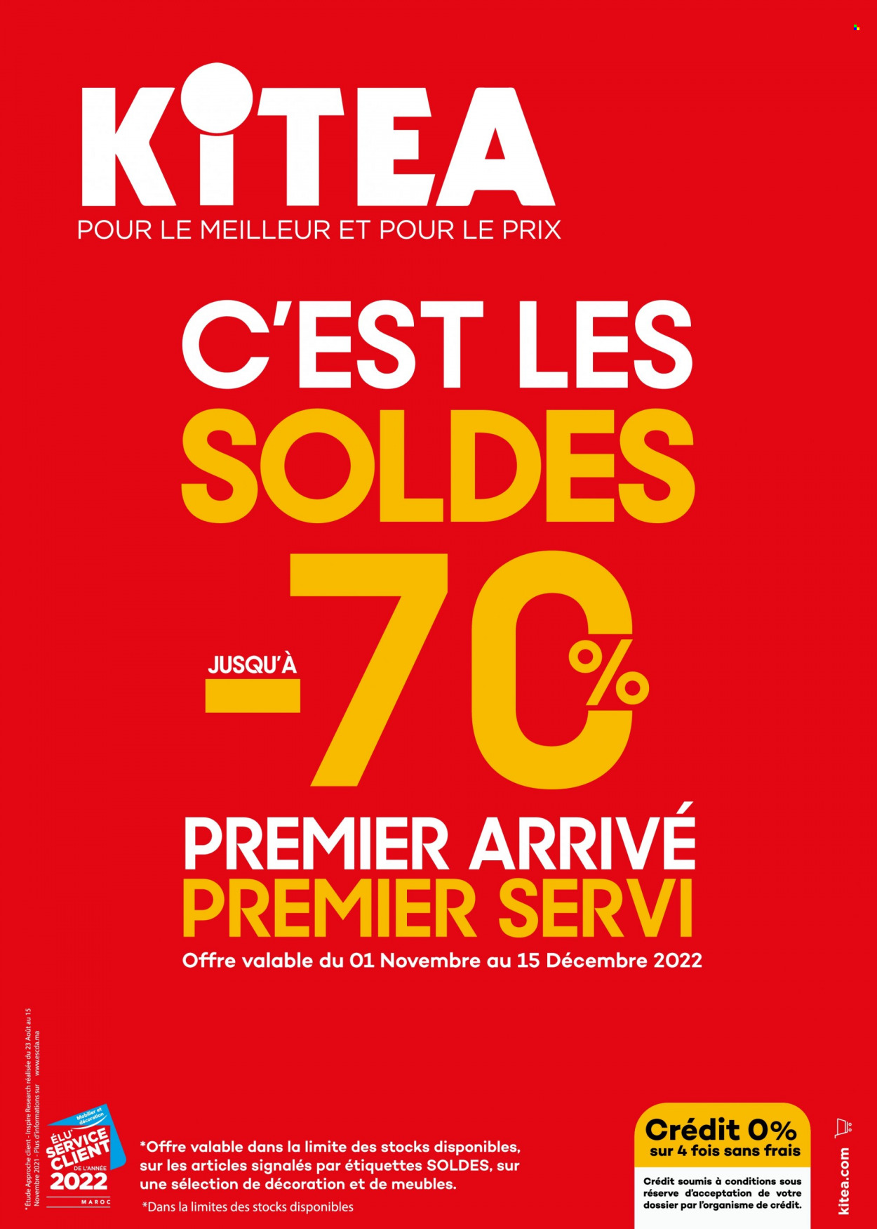 Catalogue KITEA - 01/11/2022 - 15/12/2022. Page 1.