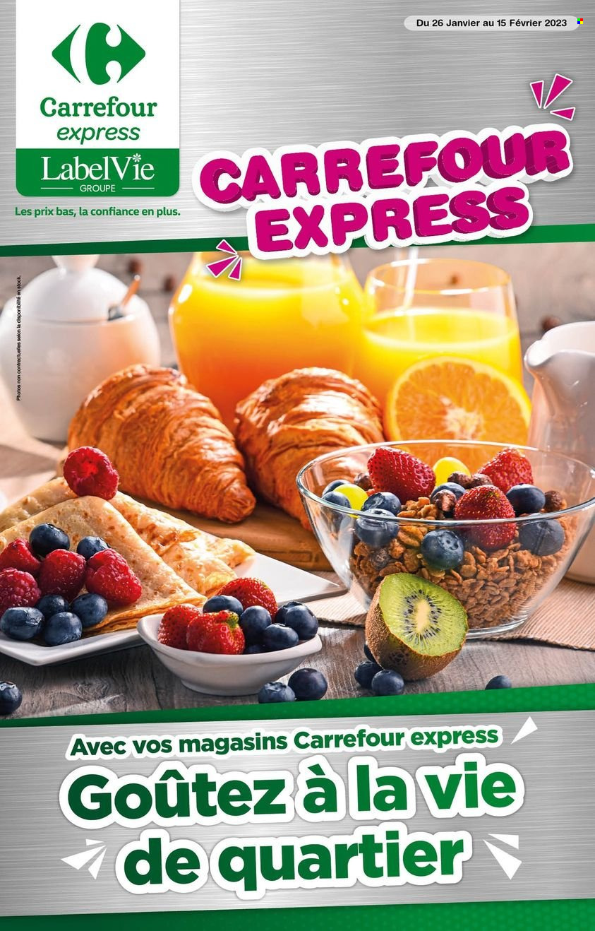 Catalogue Carrefour Express - 26/01/2023 - 15/02/2023. Page 1.