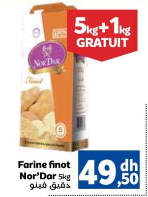 Farine finot Nor’Dar 5kg