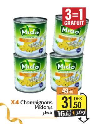 X4 Champignons Mido 1/4