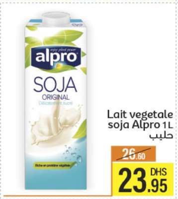 Lait vegetale Soja Alpro 1L