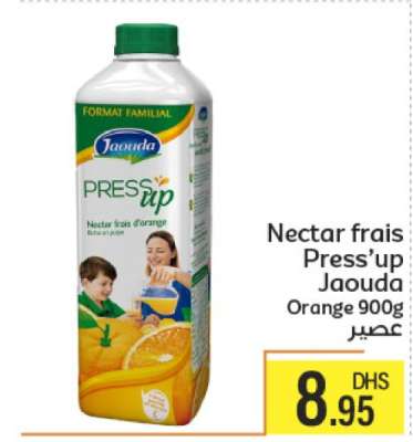 Nectar frais Press’up Jaouda