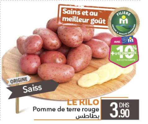 Pomme de terre rouge