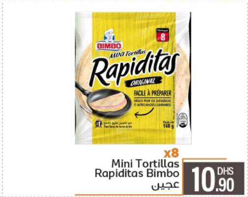 Mini Tortillas Rapiditas Bimbo