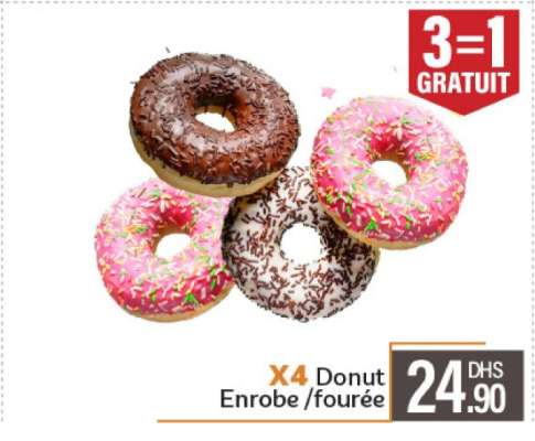 X4 Donut Enrobe/fourée