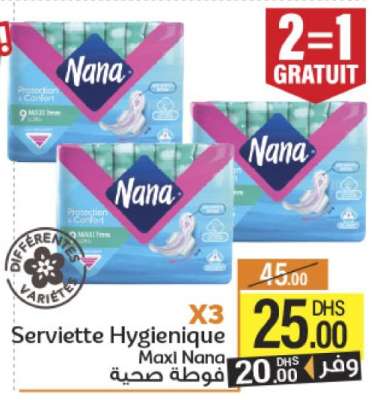 Serviette Hygienique Maxi Nana