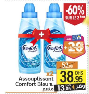 Assouplissant Comfort Bleu 1L