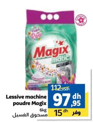 Lessive machine poudre Magix