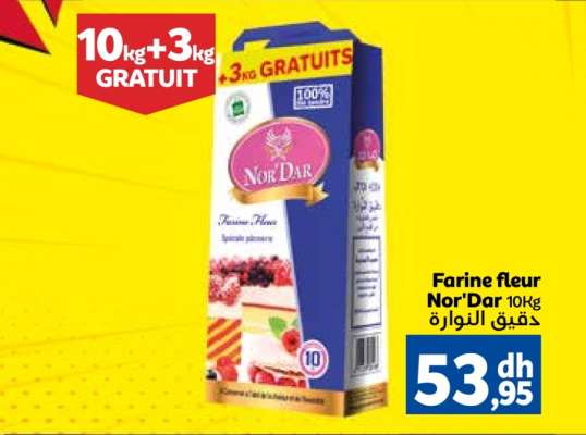 Farine fleur Nor'Dar 10kg