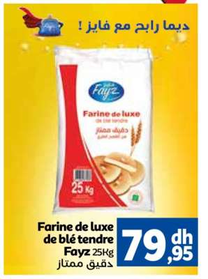 Farine de luxe de blé tendre Fayz 25Kg