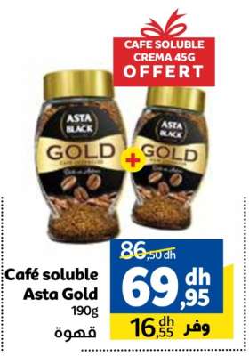 Café soluble Asta Gold
