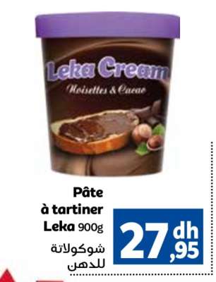 Pâte à tartiner Leka