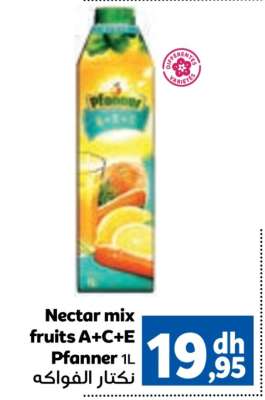 Nectar mix fruits A+C+E Pfanner 1L