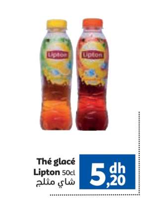 Thé glacé Lipton 50cl