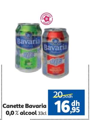 Canette Bavaria 0,0% alcool