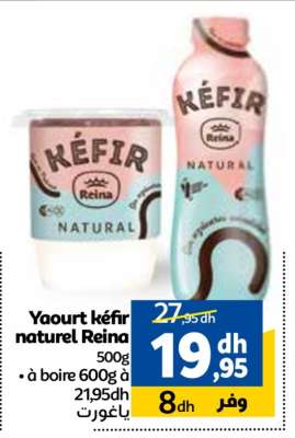 Yaourt Kefir Naturel Reina