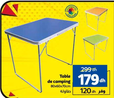 Table de camping