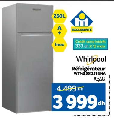 Whirlpool Réfrigérateur WTMS 551251 XNA