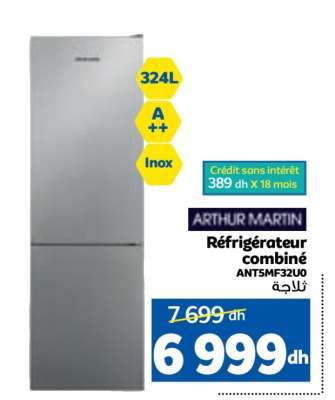 Réfrigérateur combiné ARTHUR MARTIN