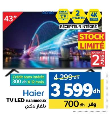 Haier TV LED H43K800UX