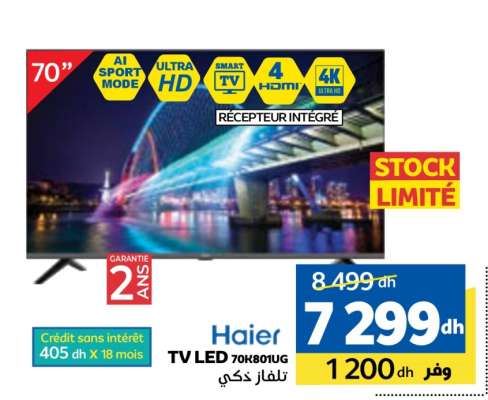 Haier TV LED 70K8010UG