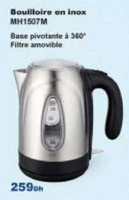 Bouilloire en inox MH1507M