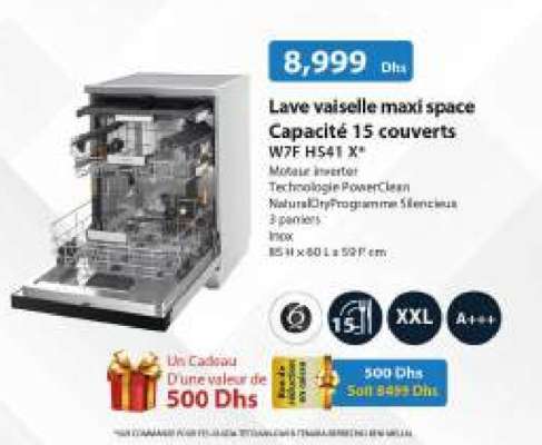 Lave vaisselle maxi space