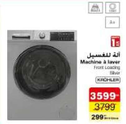 Machine à laver Front Loading Silver