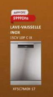 LAVE-VAISSELLE INOX