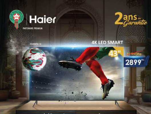 Haier 4K LED Smart TV 43"