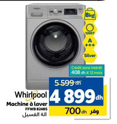 Whirlpool Machine à laver FFWB 8248S