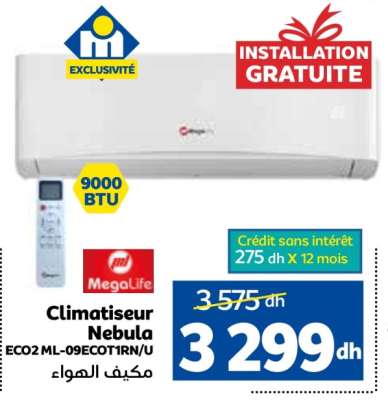 Climatiseur Nebula ECO2 ML-09ECOT1RN/U