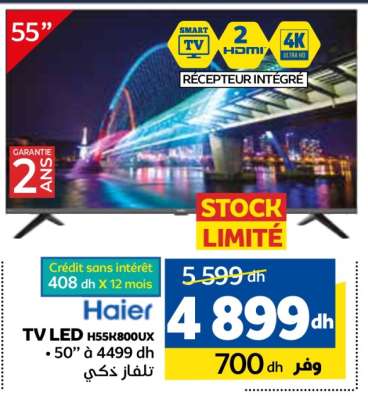 Haier TV LED H55K8000UX