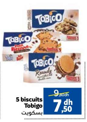 5 biscuits Tobigo