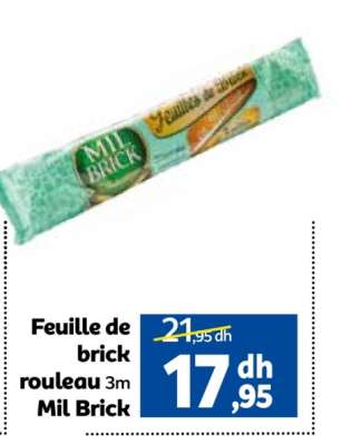 Feuille de brick rouleau 3m Mil Brick