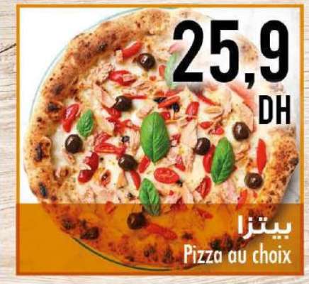 Pizza au choix