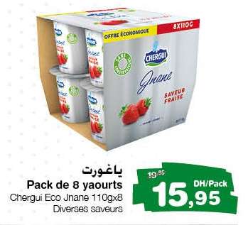 Pack de 8 yaourts