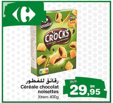 Céréale chocolat noisettes