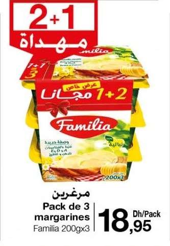 Pack de 3 margarines
