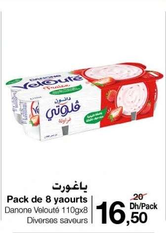 Pack de 8 yaourts
