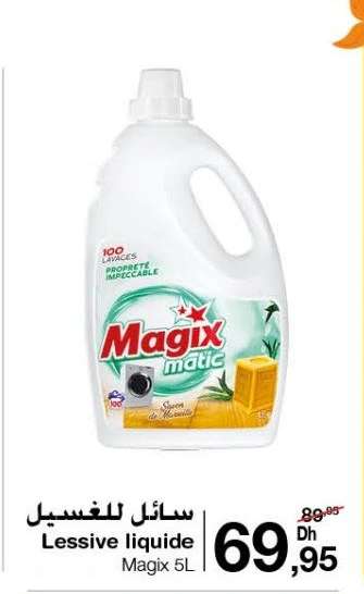 Lessive Liquide Magix 5L