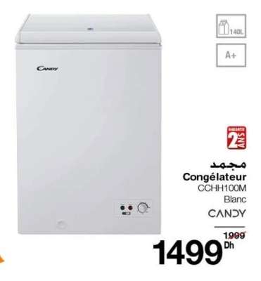 Congélateur CCHH100M Blanc