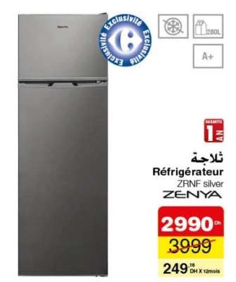 Réfrigérateur ZRNF silver