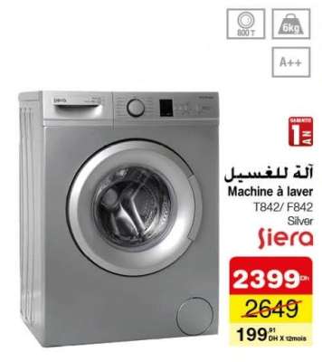 Machine à laver T842/F842 Silver