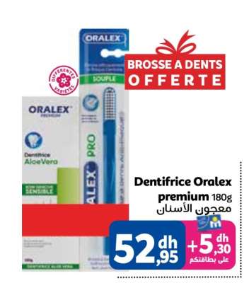 Dentifrice Oralex premium 180g