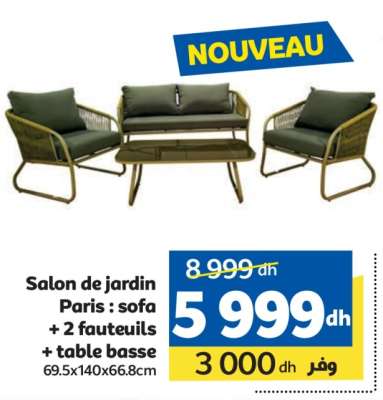 Salon de jardin Paris