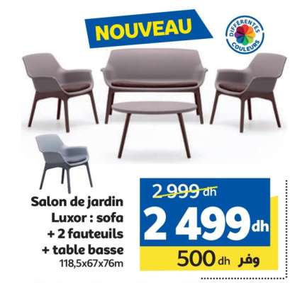 Salon de jardin Luxor